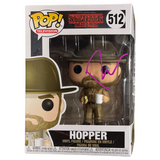 David Harbour Signed Hopper Funko Pop #512 Stranger Things Autograph Beckett COA