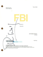 Dick Wolf  Signed "FBI" TV Series Autograph Pilot Episode Script Screenplay COA