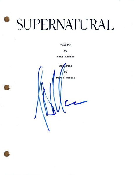 Jeffrey Dean Morgan SUPERNATURAL Signed Autograph Full Pilot Episode Script COA