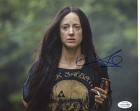 Andrea Riseborough Signed MANDY Autograph 8x10 Photo Horror Movie Actress ACOA