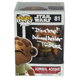 Tim Rose Signed Autograph Star Wars Admiral Ackbar Funko Pop It's A Trap BAS COA