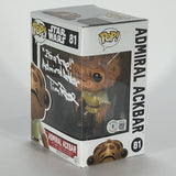 Tim Rose Signed Autograph Star Wars Admiral Ackbar Funko Pop It's A Trap BAS COA
