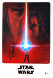 Andy Serkis Signed Autograph Star Wars The Last Jedi 12x18 Movie Poster BAS COA