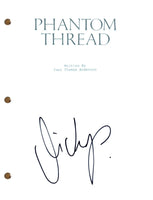 Vicky Krieps "Phantom Thread" Signed Autograph Movie Script Full Screenplay COA