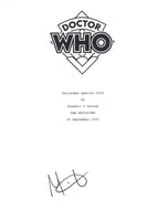 Millie Gibson Doctor Who Signed Autograph Christmas 2023 Script Screenplay COA