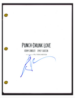 Adam Sandler Signed Autographed PUNCH DRUNK LOVE Movie Script Screenplay COA