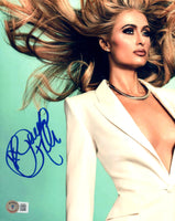 Paris Hilton Signed Autograph 8x10 Photo Sexy Model DJ Actress Beckett COA