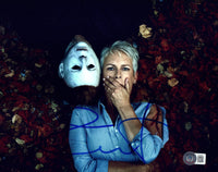 Jamie Lee Curtis Signed Autograph 8x10 Photo Halloween Laurie Strode Beckett COA