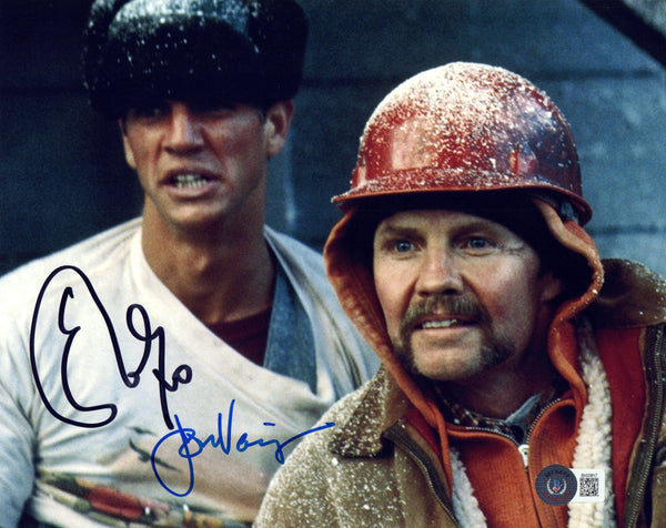 Jon Voight & Eric Roberts Signed Autograph 8x10 Photo Runaway Train Beckett COA