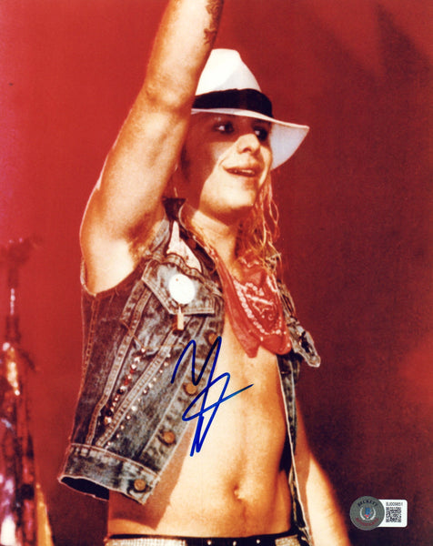 Vince Neil Signed Autograph 8x10 Photo Motley Crue Lead Singer Beckett COA