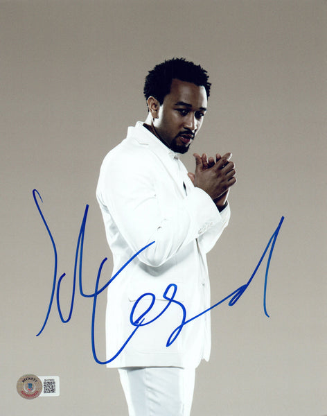 John Legend Signed Autograph 8x10 Photo All of Me Singer Beckett COA