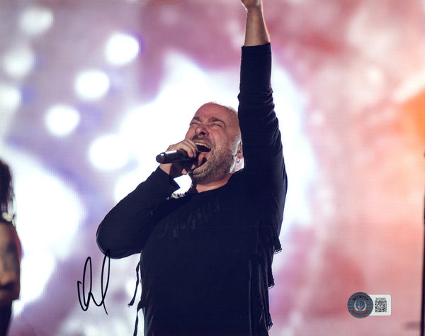 David Draiman Signed Autograph 8x10 Photo Disturbed Band Singer Beckett COA