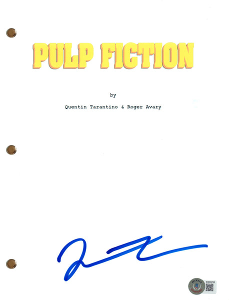 Quentin Tarantino Signed Autograph Pulp Fiction Movie Script Screenplay BAS COA