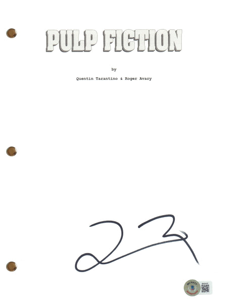 Quentin Tarantino Signed Autograph Pulp Fiction Full Movie Script Beckett COA