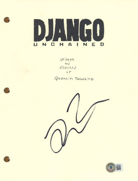 Quentin Tarantino Signed Autograph Django Unchained Full Movie Script BAS COA