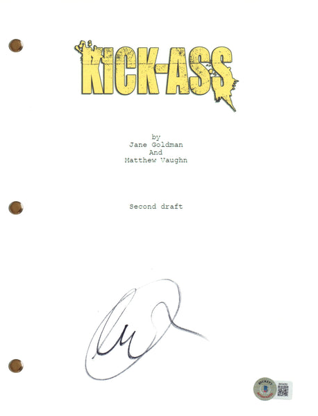 Chloe Moretz Signed Autograph Kick-Ass Movie Script Full Screenplay Beckett COA