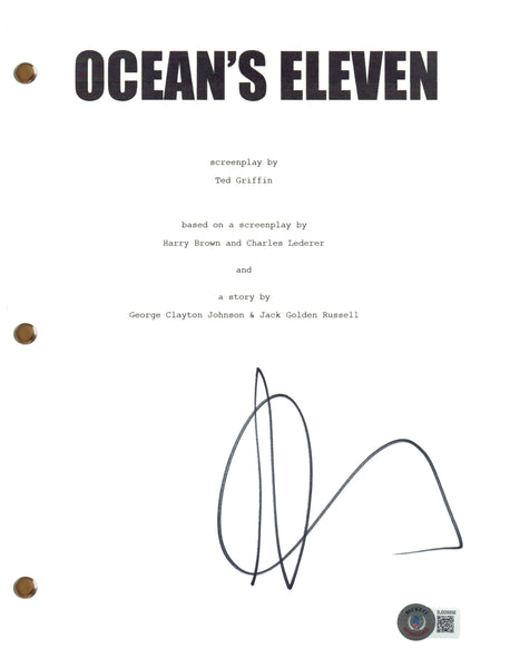 Andy Garcia Signed Autograph Ocean's Eleven Full Script Screenplay Beckett COA