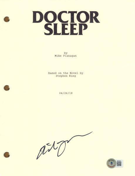 Mike Flanagan Signed Autograph Doctor Sleep Script Full Movie Screenplay BAS COA