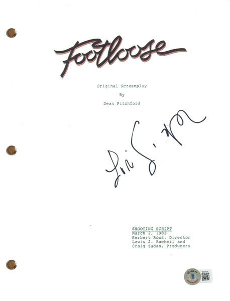 Lori Singer Signed Autograph Footloose Movie Script Full Screenplay Beckett COA