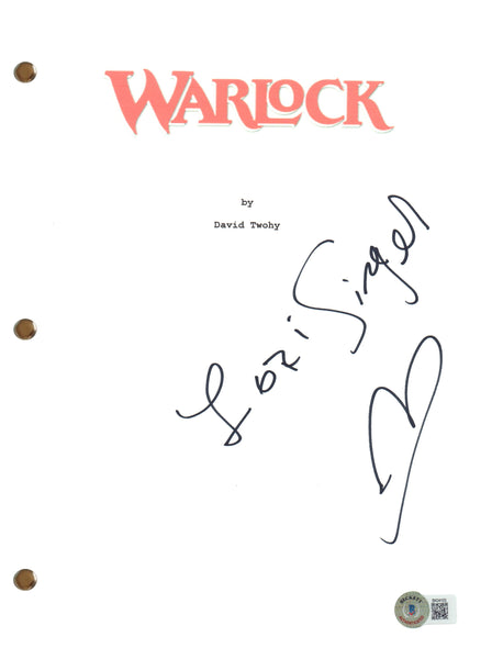 Lori Singer Signed Autograph Warlock Movie Script Full Screenplay Beckett COA
