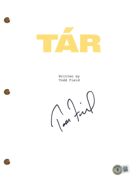 Todd Field Signed Autograph Tar Movie Script Full Screenplay Director BAS COA