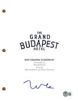 Wes Anderson Signed Autograph The Grand Budapest Hotel Script Screenplay BAS COA