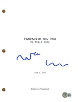 Wes Anderson Signed Autograph Fantastic Mr Fox Script Full Screenplay BAS COA