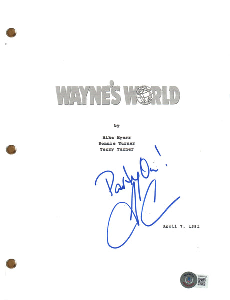 Tia Carrere Signed Autograph Wayne's World Movie Script Screenplay Beckett COA