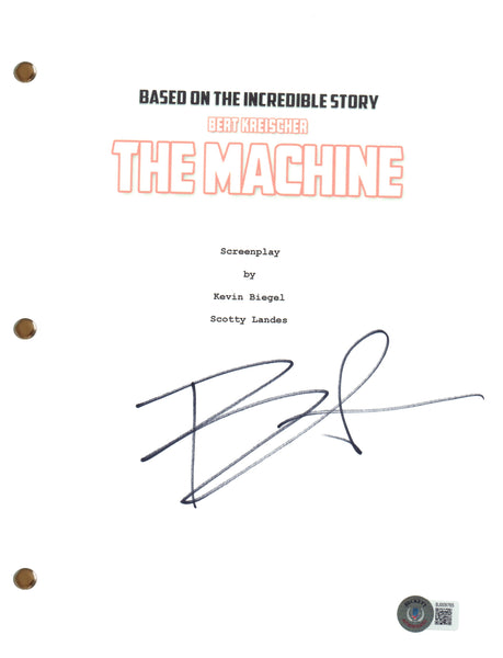 Bert Kreischer Signed Autograph The Machine Movie Script Beckett COA