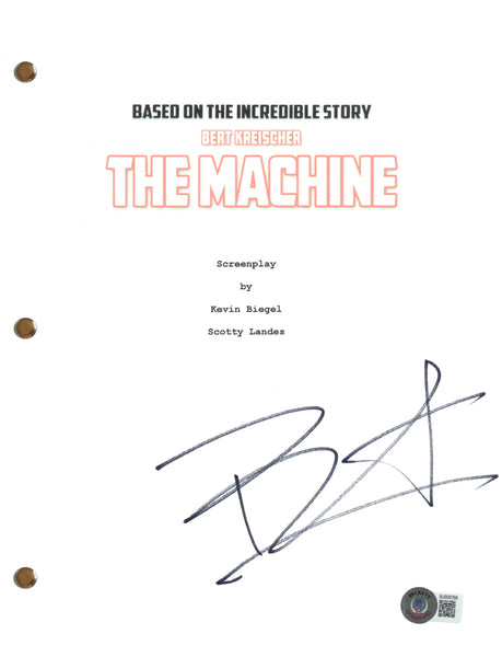 Bert Kreischer Signed Autograph The Machine Movie Script Beckett COA