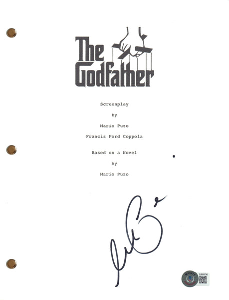 Al Pacino Signed Autograph The Godfather Movie Script Full Screenplay BAS COA