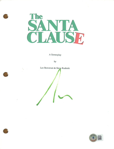 Tim Allen Signed Autograph The Santa Clause Movie Script Screenplay Beckett COA