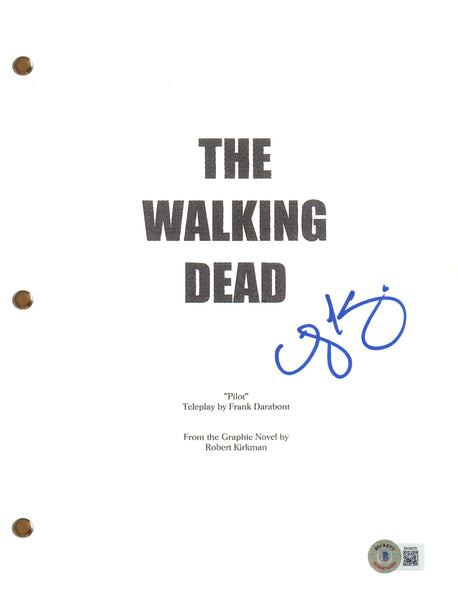 Emily Kinney Signed Autograph The Walking Dead Pilot Script Screenplay BAS COA
