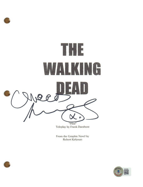 Lennie James Signed Autograph The Walking Dead Pilot Script Screenplay BAS COA
