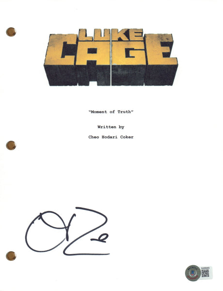 Theo Rossi Signed Autograph Luke Cage Pilot Episode Script Beckett COA