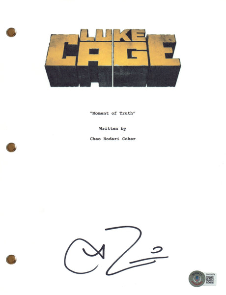Theo Rossi Signed Autograph Luke Cage Pilot Episode Script Beckett COA