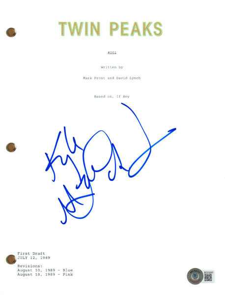 Kyle MacLachlan Signed Autograph Twin Peaks Pilot Script Screenplay Beckett COA