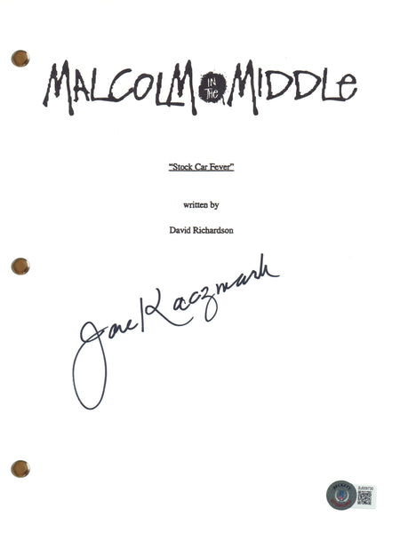 Jane Kaczmarek Signed Autograph Malcolm In The Middle Episode Script Beckett COA