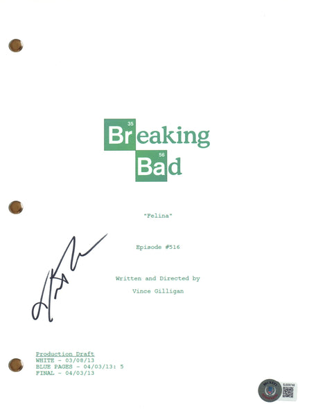 Jesse Plemons Signed Autograph Breaking Bad Felina Script Screenplay Beckett COA