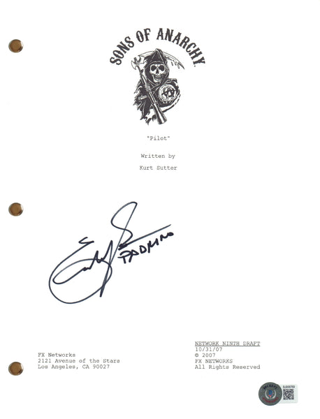 Emilio Rivera Signed Autograph Mayans M.C Pilot Episode Script Beckett COA