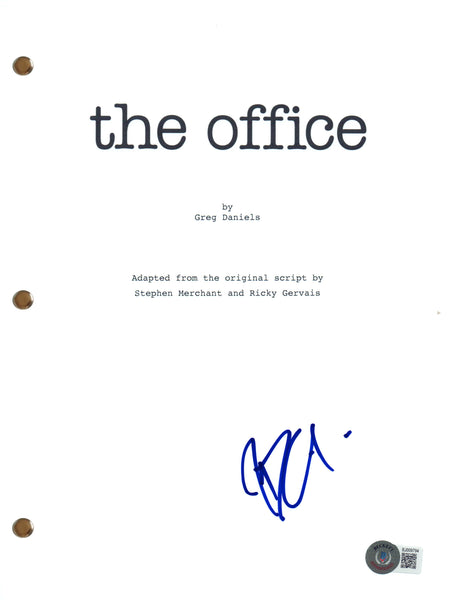 John Krasinski Signed Autograph The Office Pilot Script Jim Halpert Beckett COA