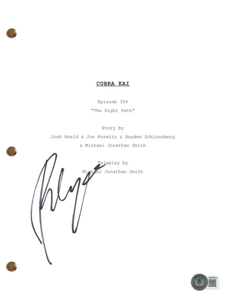 Peyton List Signed Autograph Cobra Kai The Right Path Episode Script Beckett COA