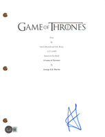Alfie Allen Signed Autograph Game of Thrones Pilot Episode Script Beckett COA