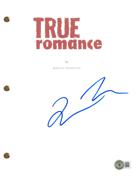 Quentin Tarantino Signed Autograph True Romance Movie Script Screenplay BAS COA