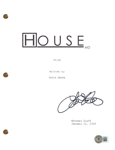 Lisa Edelstein Signed Autograph House Pilot Script Full Screenplay Beckett COA