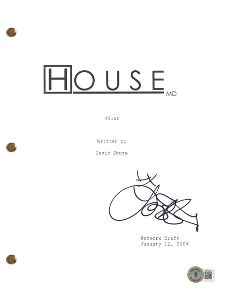 Lisa Edelstein Signed Autograph House Pilot Script Full Screenplay Beckett COA