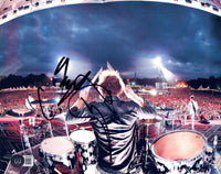 Dominic Howard Muse Signed 8x10 Photo Muse Band Autograph Drummer Beckett COA