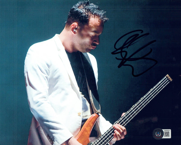 Chris Wolstenholme Signed Autograph 8x10 Photo Muse Band Bassist Beckett COA