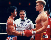 Dolph Lundgren Signed Autograph 8x10 Photo Rocky IV 4 Ivan Drago Beckett COA