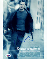 Matt Damon Signed Autograph 8x10 Photo The Bourne Ultimatum PSA/DNA COA